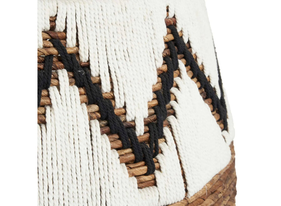 De Little Bay Beach Mand - Naturel Wit - L