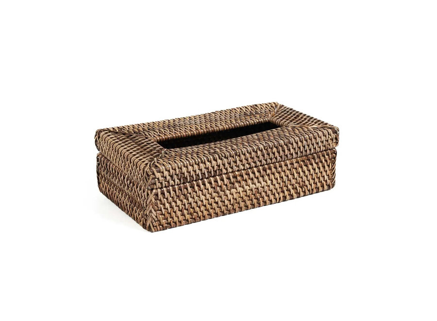 Die Rattan Classic Taschentuchbox - Naturbraun