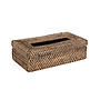 Caja De Pañuelos Rattan Classic - Marrón Natural
