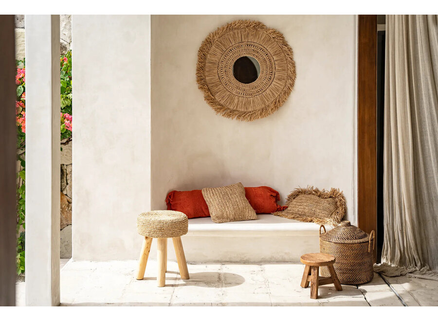 The Colonial Handles Basket - Natural Brown