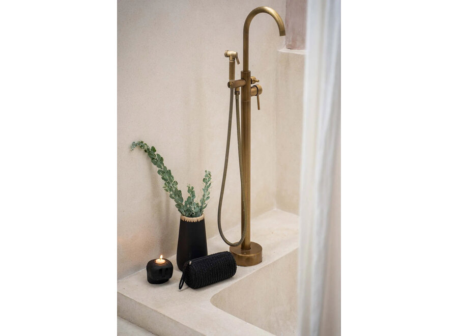 Le Vase Sneaky - Noir Naturel - S