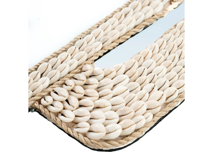 Le Miroir Cactus Shell - Blanc