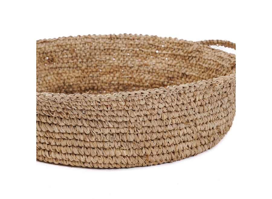 De Raffia Mand - Naturel - L