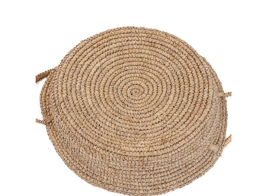 De Raffia Mand - Naturel - L