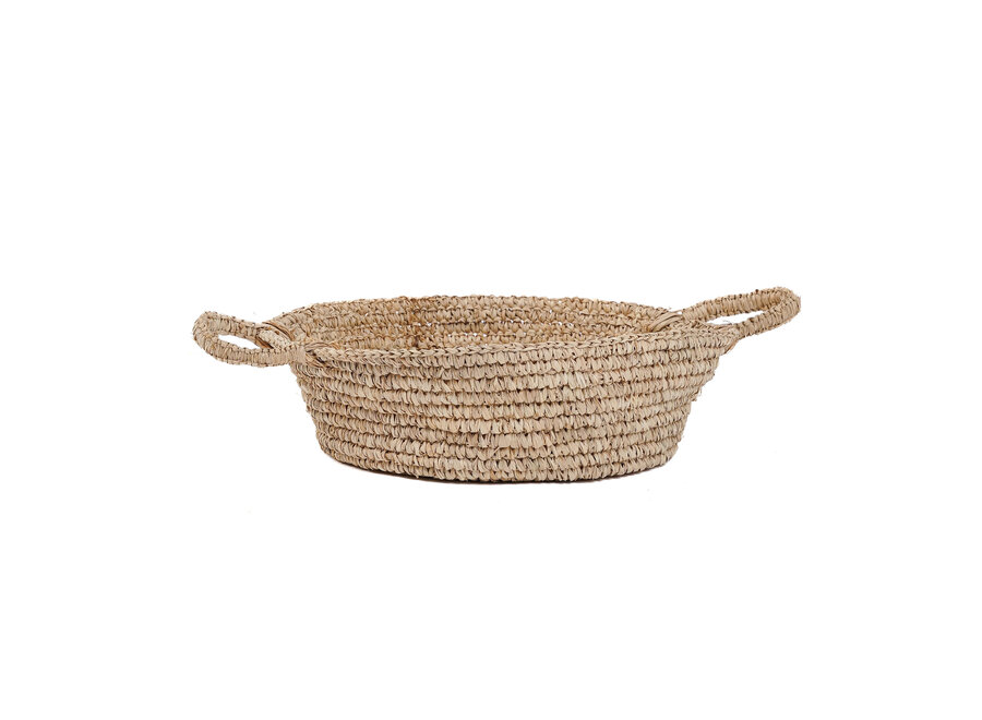 Der Raffia Korb - Natur - M