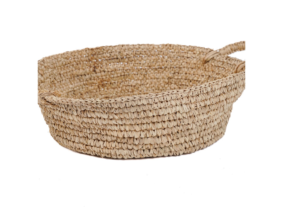 De Raffia Mand - Naturel - M