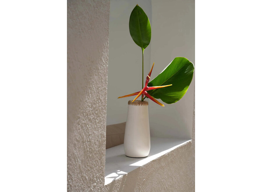 Il Vaso Sneaky - Bianco Naturale - L