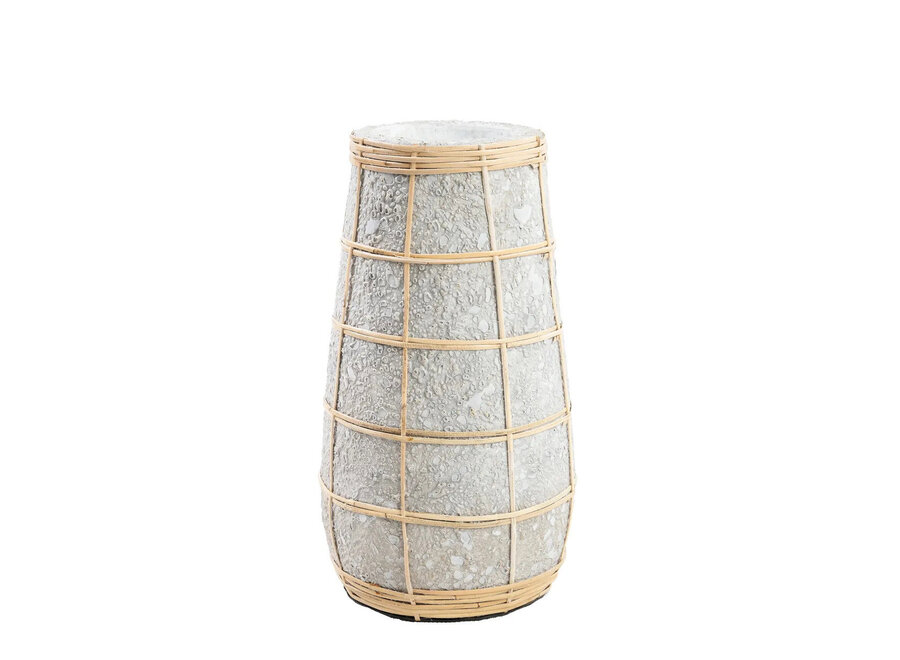 Die Cutie Vase - Beton Grau Natur - M