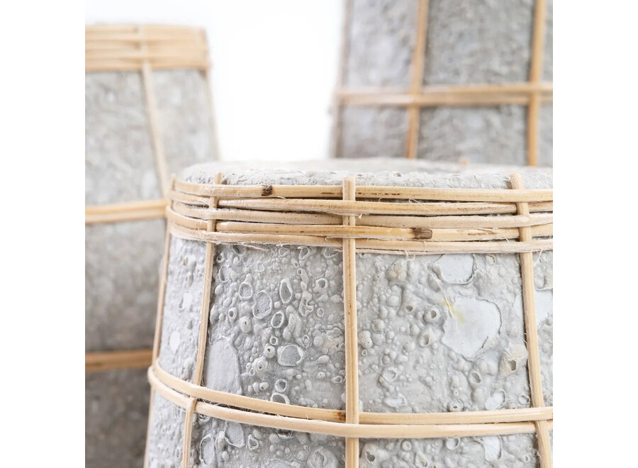 Il Vaso Cutie - Grigio Cemento Naturale - M