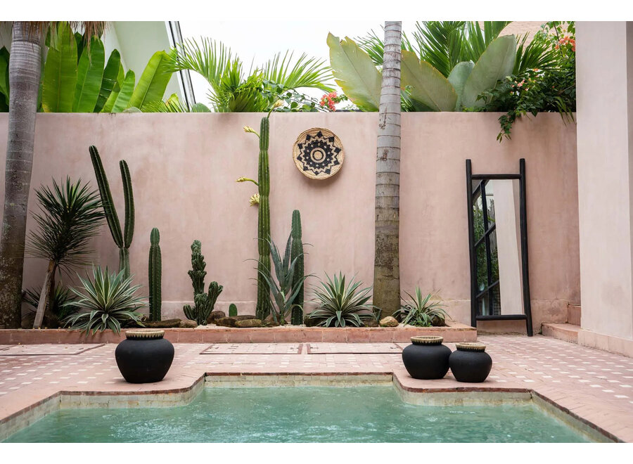 De Styly Vaas - Zwart Naturel - M