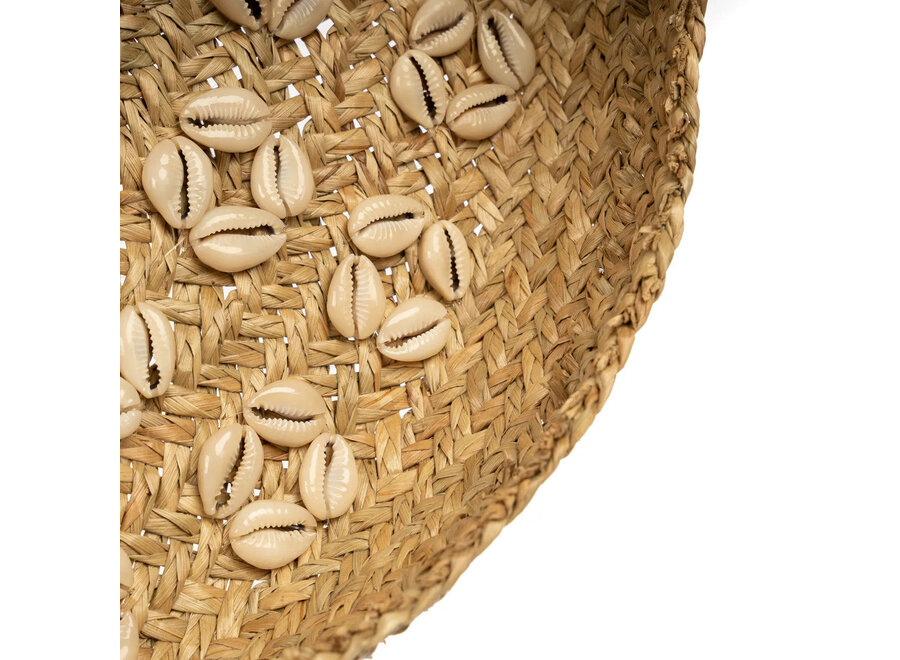 El Plato Caribe Shell - Natural Blanco - M