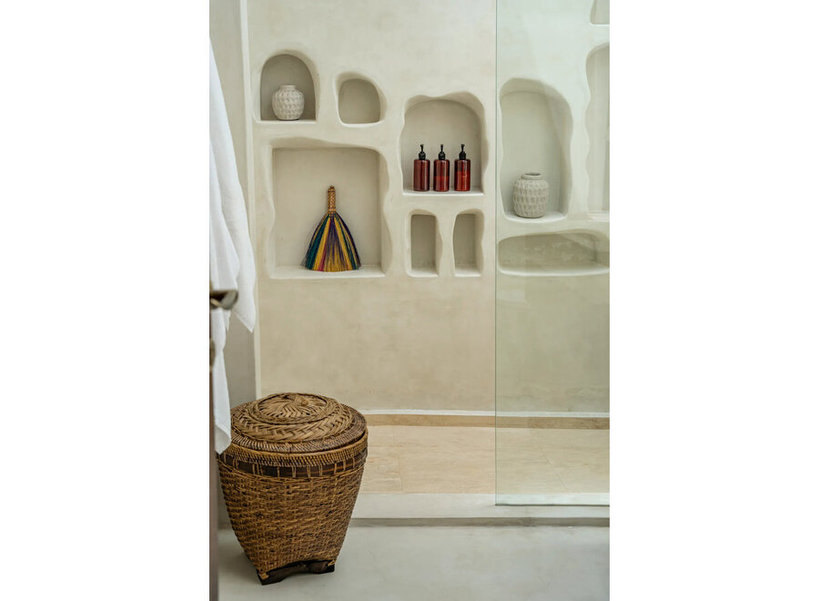 The Colonial Storage Basket - Natural Brown - M