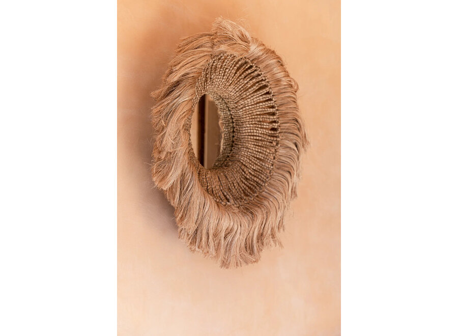 De Abaca Solomon Spiegel - Naturel