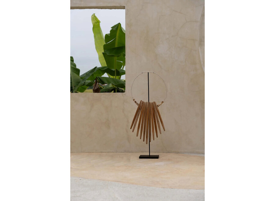 The Wooden Sticks On Stand - Natural