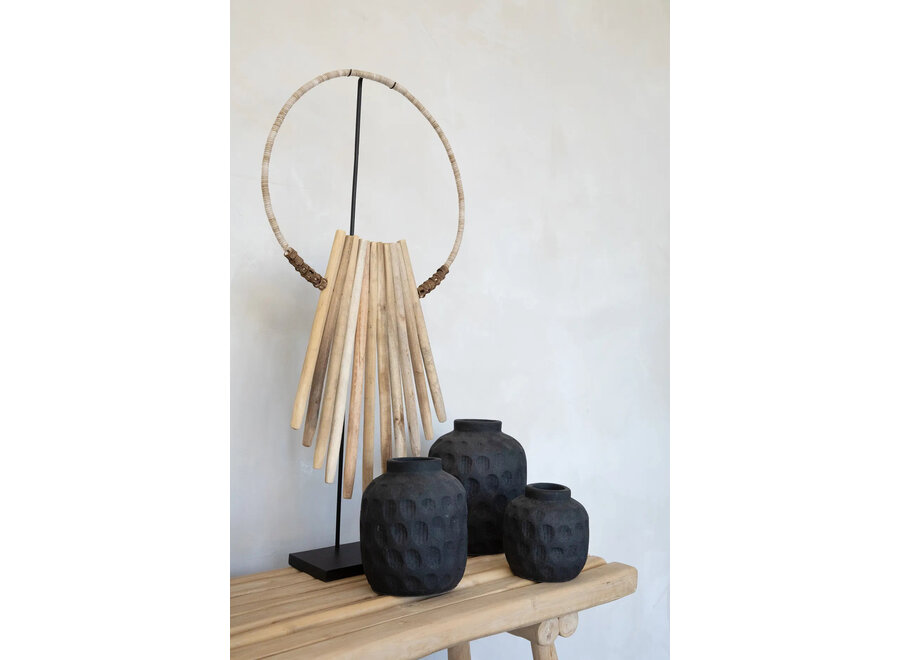 De Wooden Sticks Op Stand - Naturel