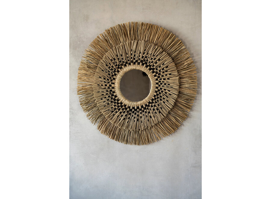 The Havana Mirror - Natural Black - L