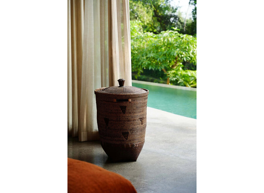 The Colonial Laundry Basket - Natural Brown - XL