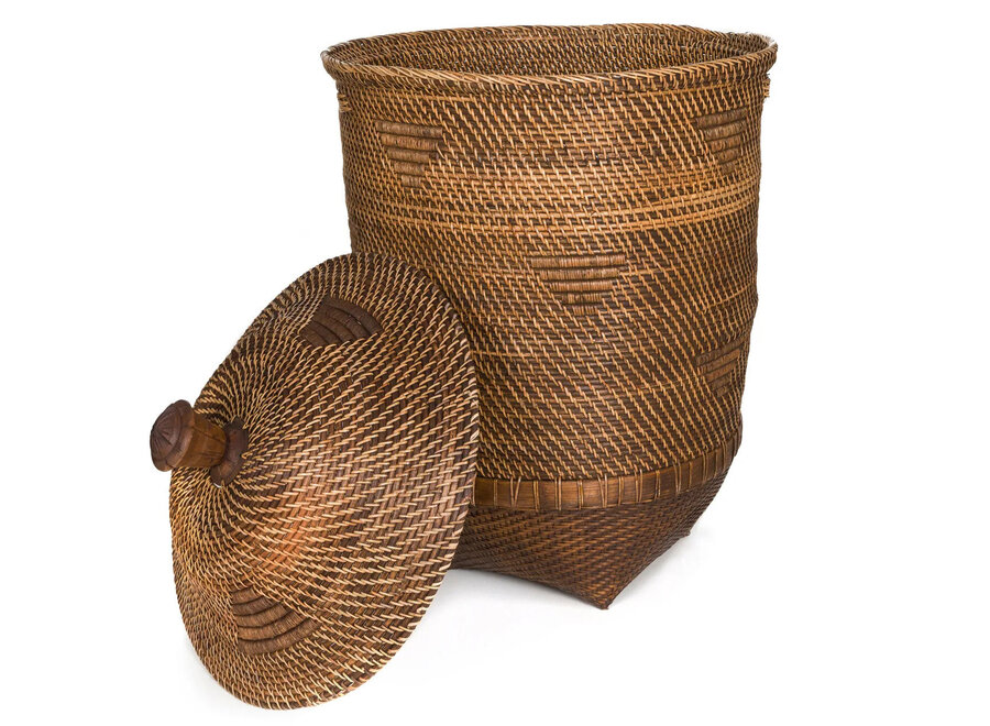 De Colonial Wasmand - Naturel Bruin - XL