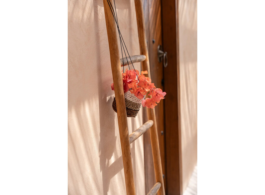 De Banana Leaf Planthanger - Naturel Wit