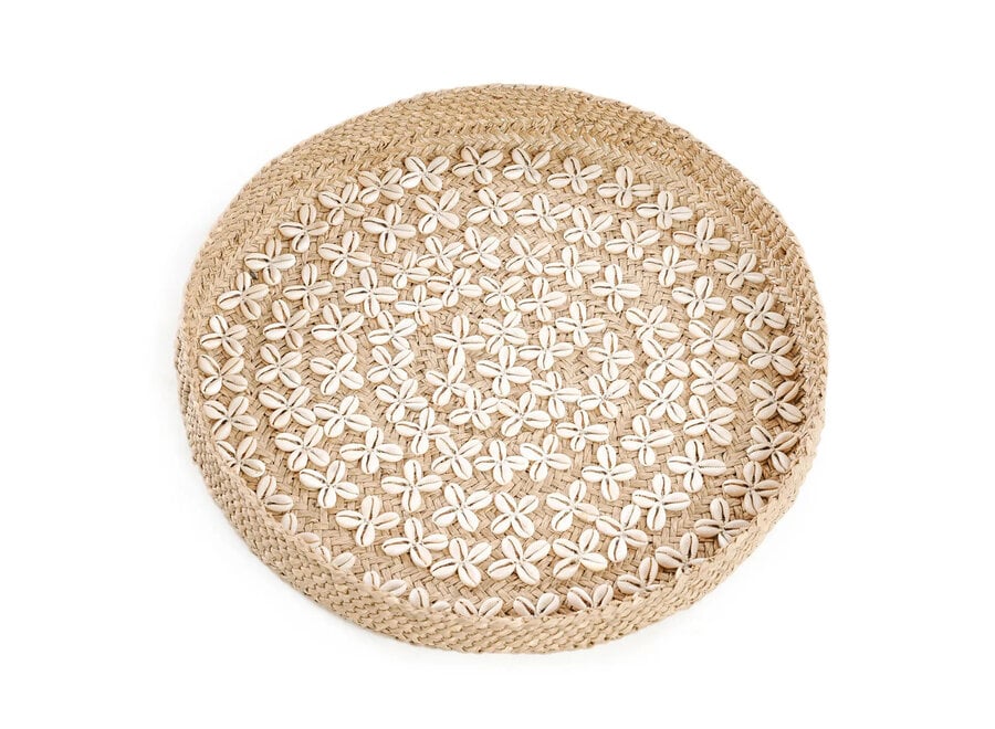 Het Costa Shell Bord - Natuurwit - M