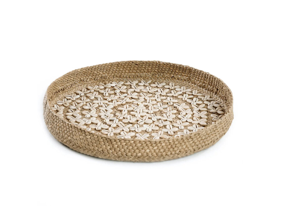 Het Costa Shell Bord - Natuurwit - M