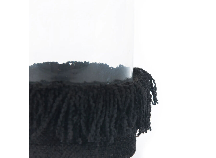 De Oh My Gee Kaarsenhouder - Zwart Velvet - L