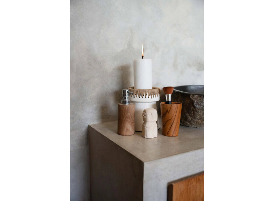 The Pretty Candle Holder - White Natural - M