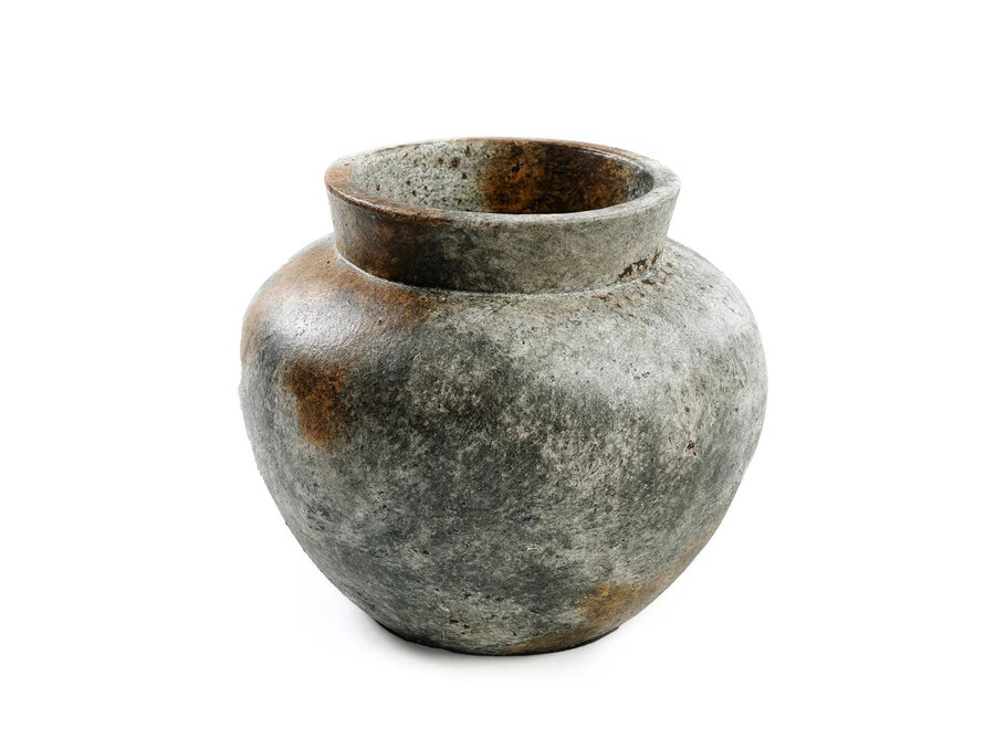 Die Funky Vase - Antik Grau - M