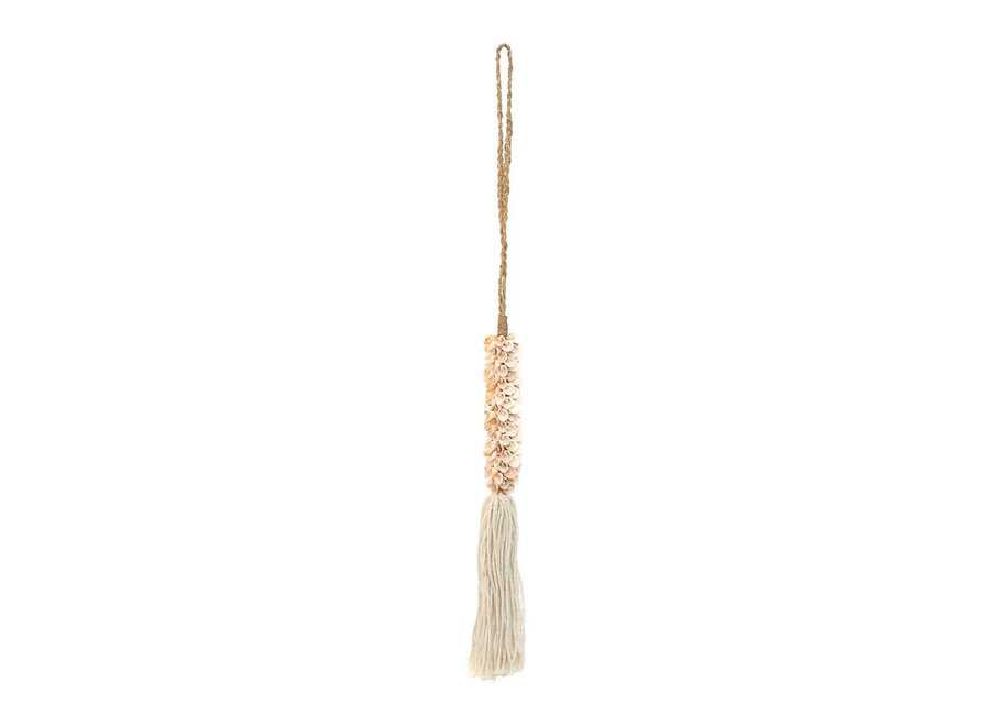 The Shell & Cotton Tassel - Pink