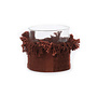 The Oh My Gee Candle Holder - Burgundy Velvet - XL