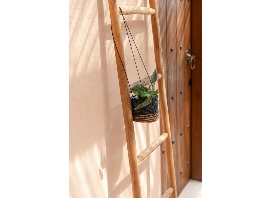 De Banana Leaf Planthanger - Naturel Zwart