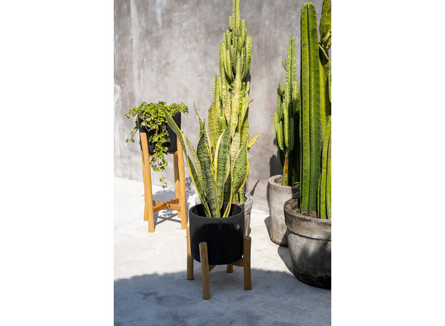 La Jardinera Carbón Baja - Negro Natural - S