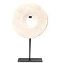 Marble Disc Sur Pied - Blanc - L