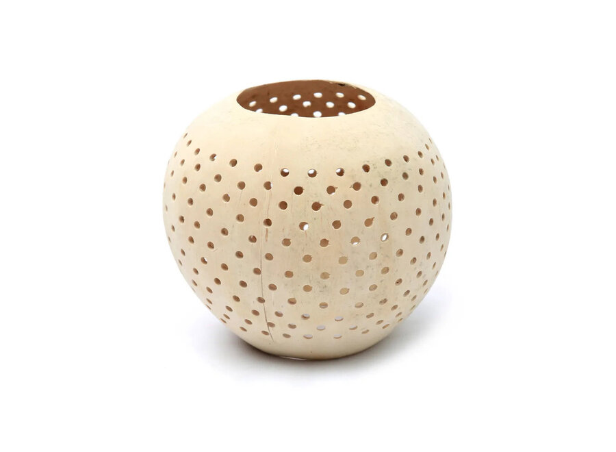 De Coconut Spot Kaarshouder - Naturel