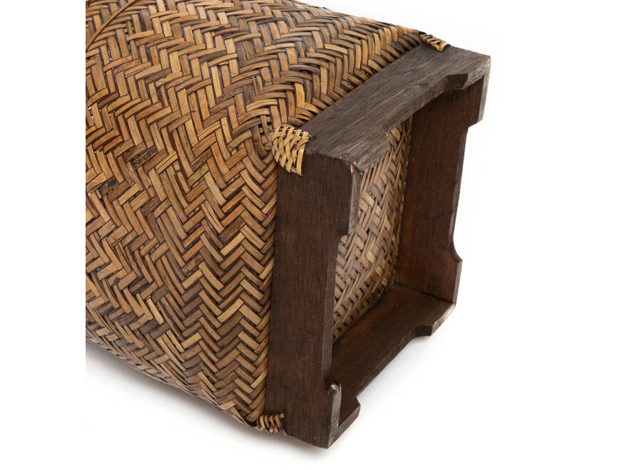 The Bathroom Bin Basket - Natural Brown