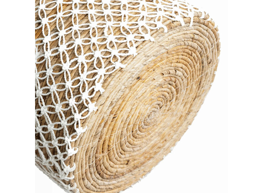 The Crossed Stitched Macrame Basket - L