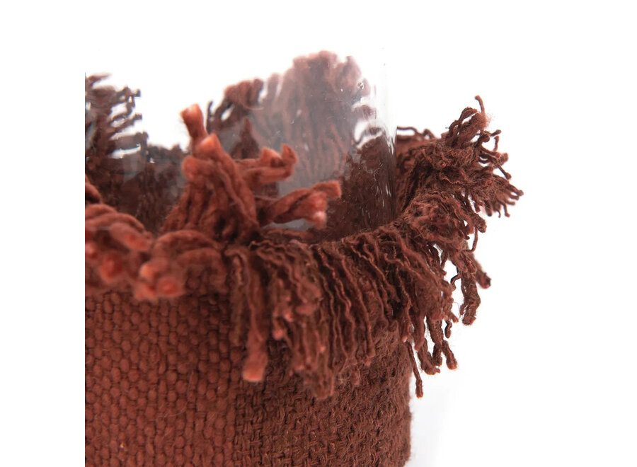 De Oh My Gee Kaarsenhouder - Bordeaux Velvet - S