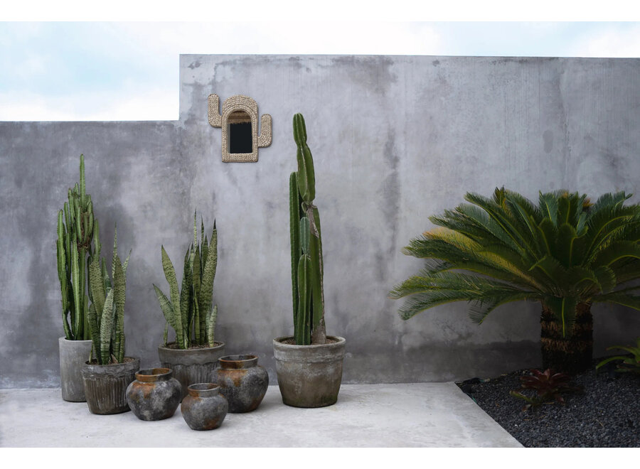 Die Funky Vase - Antik Grau - L