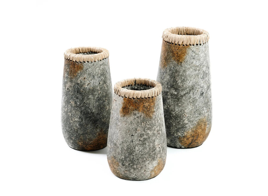 Le Vase Sneaky - Gris Antique - M
