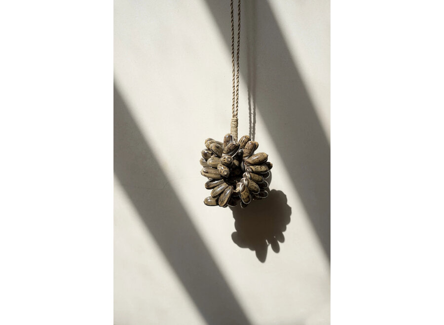 The Brown Cowrie Shell Tassel