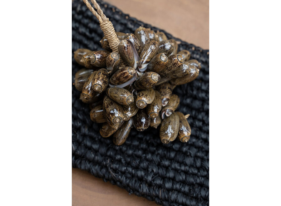 The Brown Cowrie Shell Tassel