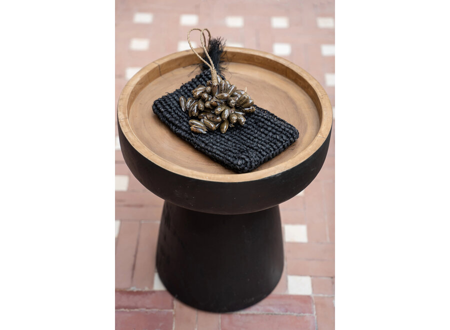 Le Pompon En Coquillage Cauri Marron