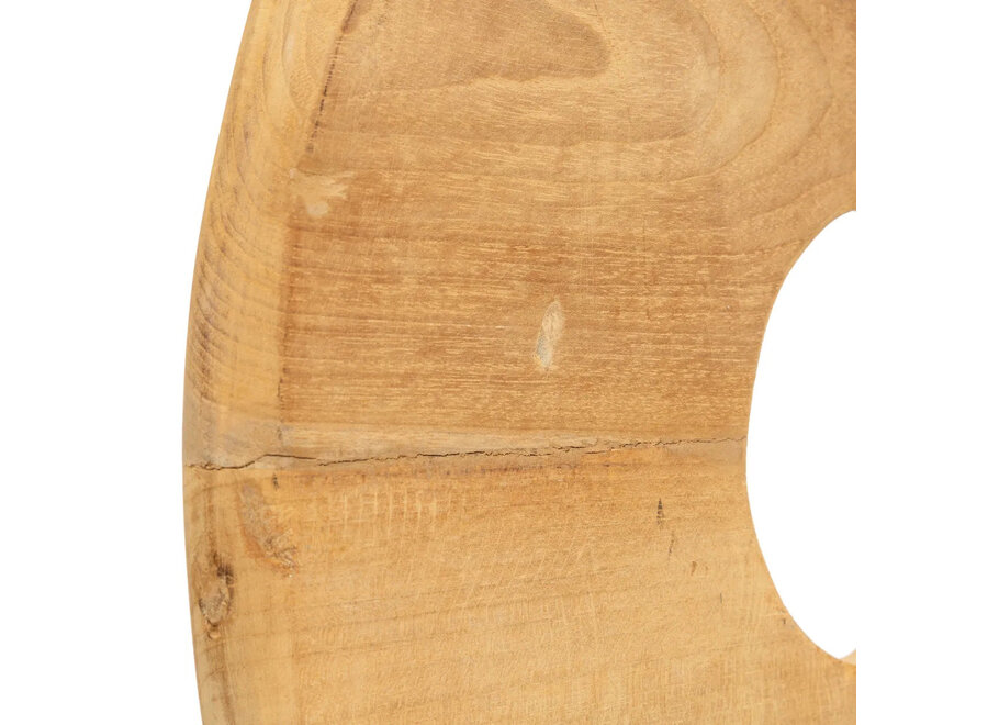 Il Grande Disco In Teak Su Supporto