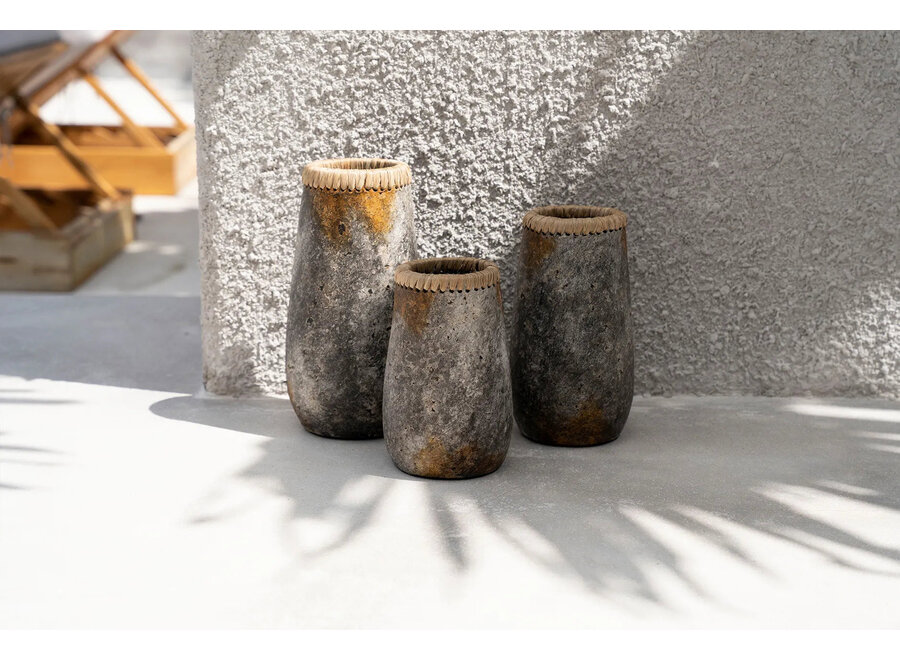 Il Vaso Sneaky - Grigio Antico - L