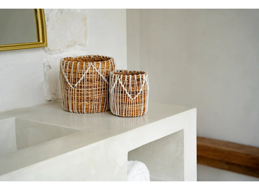 The Macra-mazing Basket - Natural White - L