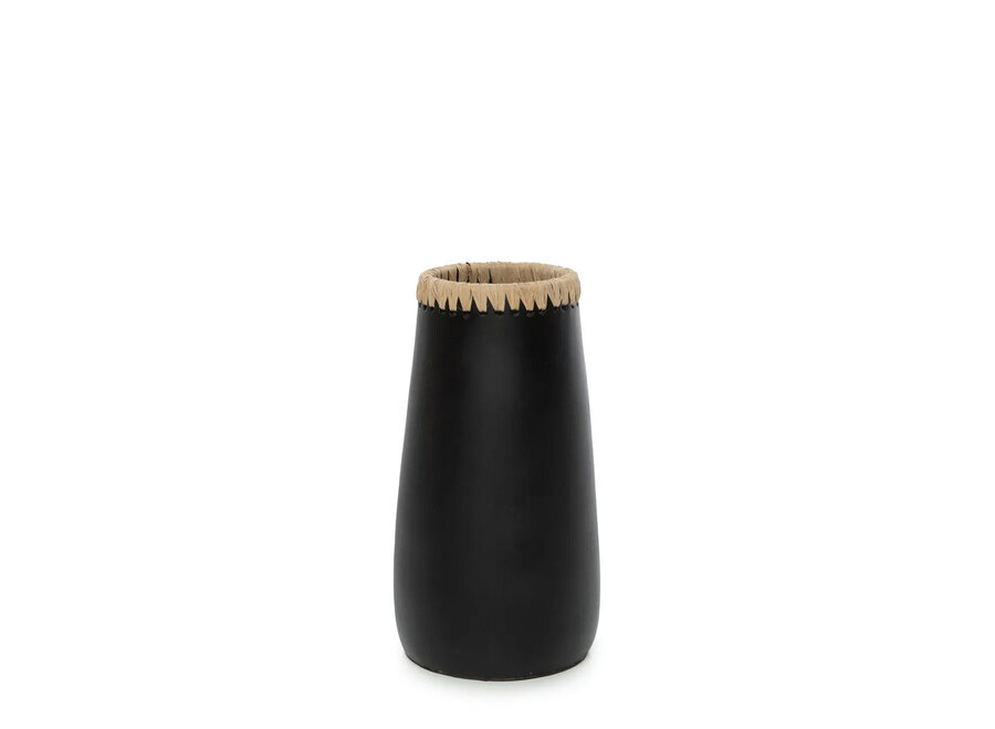 Le Vase Sneaky - Noir Naturel - M