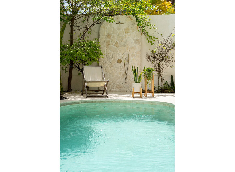 De Chalk Lage Plantenbak - Beton Naturel - S