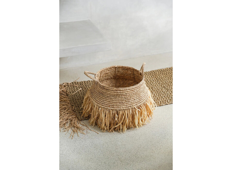 Die Raffia Deluxe-Körbe - Natur - Mittel