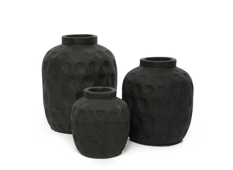Le Vase Trendy - Noir - M