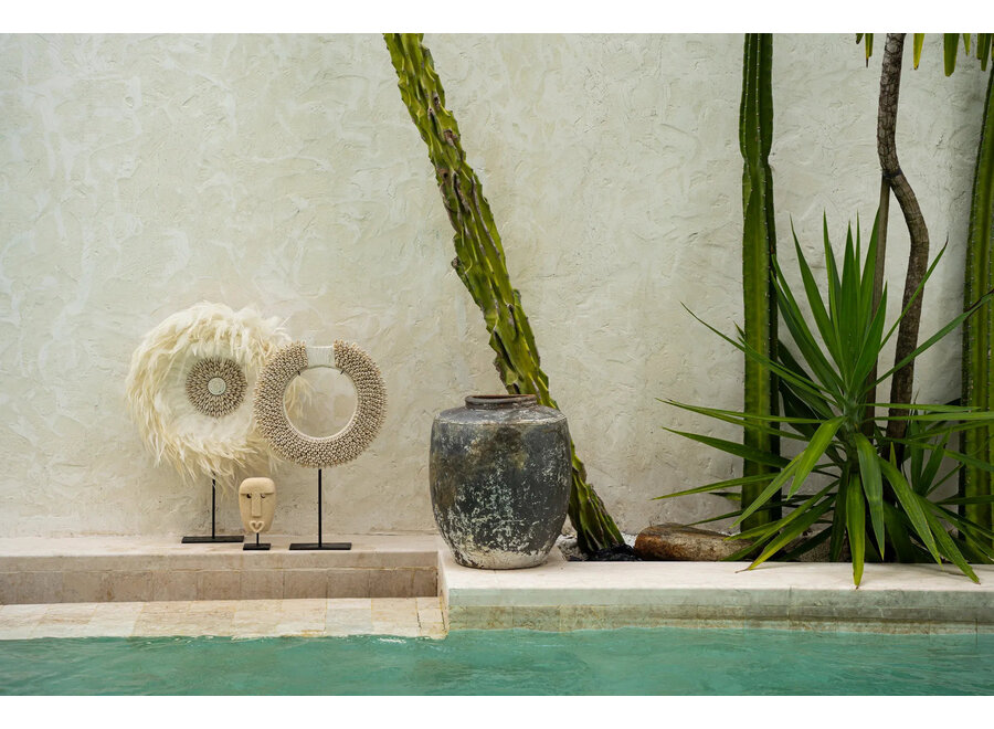 Papua Shell Disc Sur Pied - Blanc - M